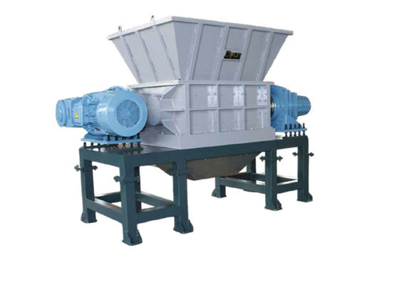 1000kg h 22kw Dua Shaft Plastik Shredder Daur Ulang