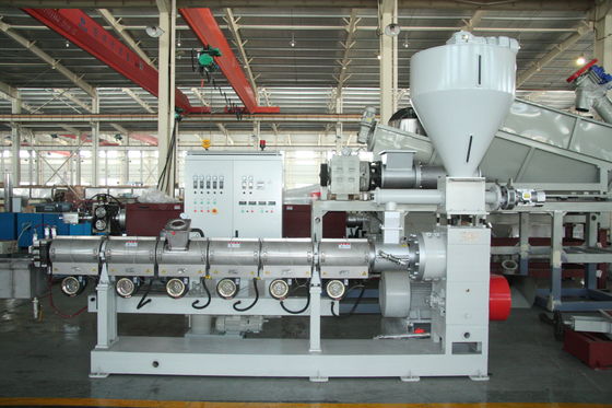 Plastik Daur Ulang Pe Pp abs pet Single Screw Pelletizing Machine