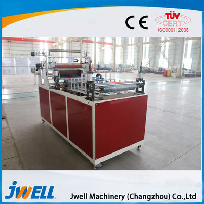 Mesin Pembuat Papan Lantai Luar Ruangan JWELL PE WPC PVC Garis Ekstrusi Profil