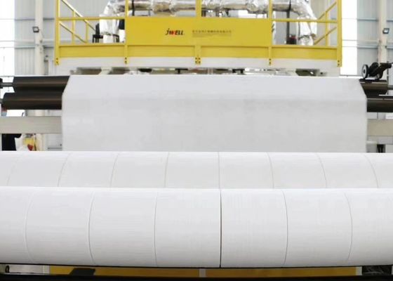 JWELL Machinery Hot Mask Material Single Screw PP Melt Blown Lini Produksi Non Woven