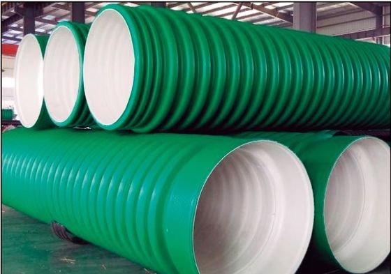 Siemens HMI HDPE PP DWC Mesin Bergelombang Pipa Dinding Ganda