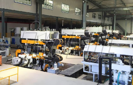 Mesin Pipa Bergelombang HDPE PP DWC Vertikal Ganda