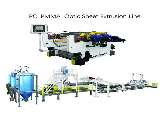 Garis Ekstrusi Lembar Plat Plastik PMMA PC GPPS ABS
