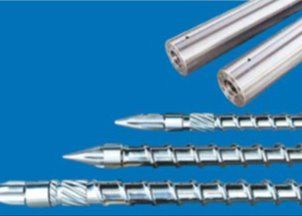 JWELL Mesin Aksesori Bagian PE PP Sekrup Extruder Sekrup Tunggal dan Barel