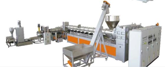 38CrMoAL Screw Plastic Pelletizing Recycling Machine Untuk HDPE