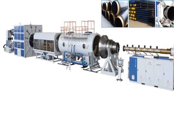 JWELL PP PE PVC Insulation Pipe Membuat Mesin Extruder Pipa Plastik