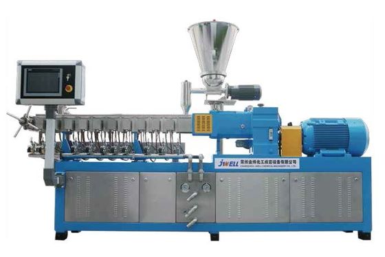 Mesin Laboratorium JWELL Untuk Menguji Extruder Sekrup Kembar Sekrup Ganda