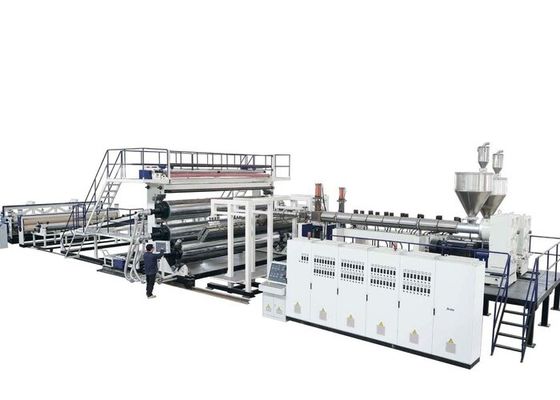 8m Geomembrane Tahan Air PE TPO EVA PVC Lembar Garis Ekstrusi