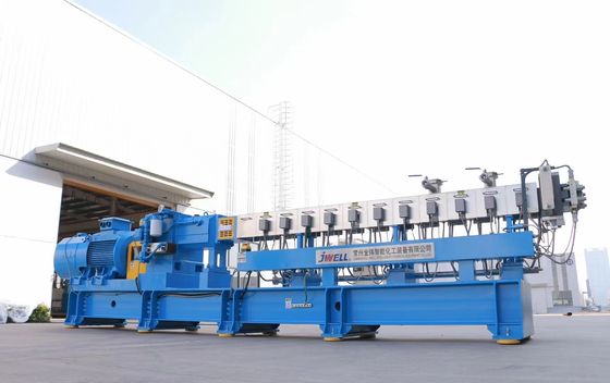500kg / jam PLA PBAT Bio Plastic Compounding Machine Mesin Pelet Granulator