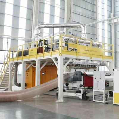 800mm 1600mm PP Meltblown Nonwoven Production Line untuk Masker Wajah