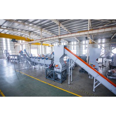 JWELL CE 2000kg / H Mesin Penghancur Botol PET dengan Blowing Collection