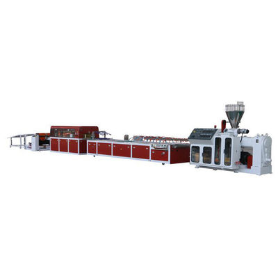 JWELL Double Screw WPC PVC Profile Extrusion Machine Kusen jendela Mesin Pembuat Pintu