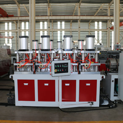 1220MM PVC WPC Board Extrusion Line Sekrup Ganda 550kg / H.