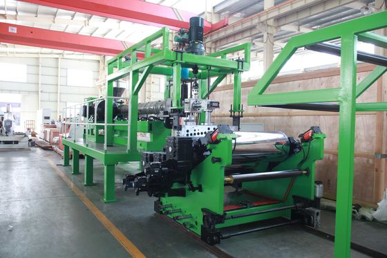 PET PLA Dua Garis Ekstrusi Lembar Extruder Sekrup