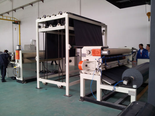 EVA PE PVC TPO Geomembrane Mesin Ekstrusi Lembar Tahan Air