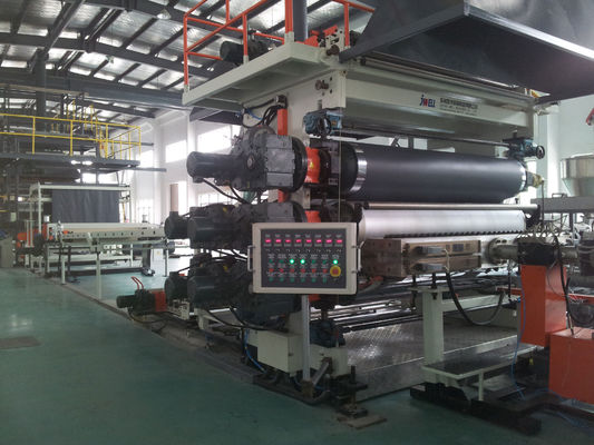 EVA PE PVC TPO Geomembrane Mesin Ekstrusi Lembar Tahan Air