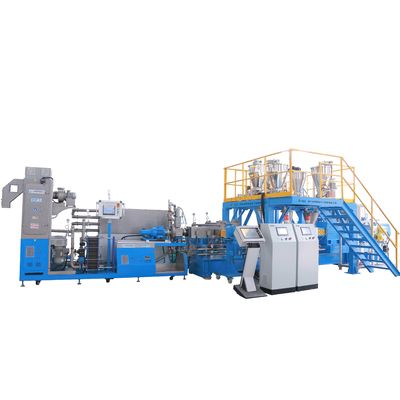 1000kg / jam PLA PBAT Starch Filled Bio Plastic Compounding Line