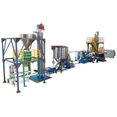 1000kg / jam PLA PBAT Starch Filled Bio Plastic Compounding Line